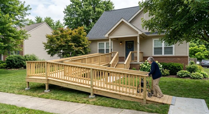 Deck Ramp Installation in Wilmington, NC