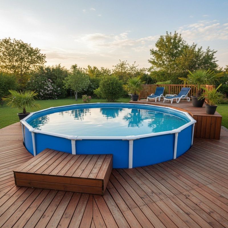 Above Ground Pool Installation detail