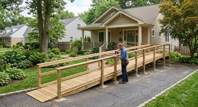 Handicap Ramp Replacement in Conroe, TX