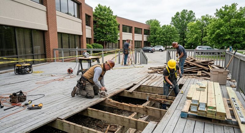 Redwood Deck Repair in Redmond, WA
